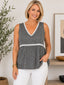 Grey Self Printed Cotton Tunic for Women – Sleeveless Casual Tunic Top