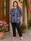 Beautiful Shaded Blue Rayon Short Tunic for Women