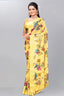 Oriental Floral Saree in Yellow