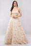 Ivory Embroidered Sequin & Stone Work Partywear Ensemble