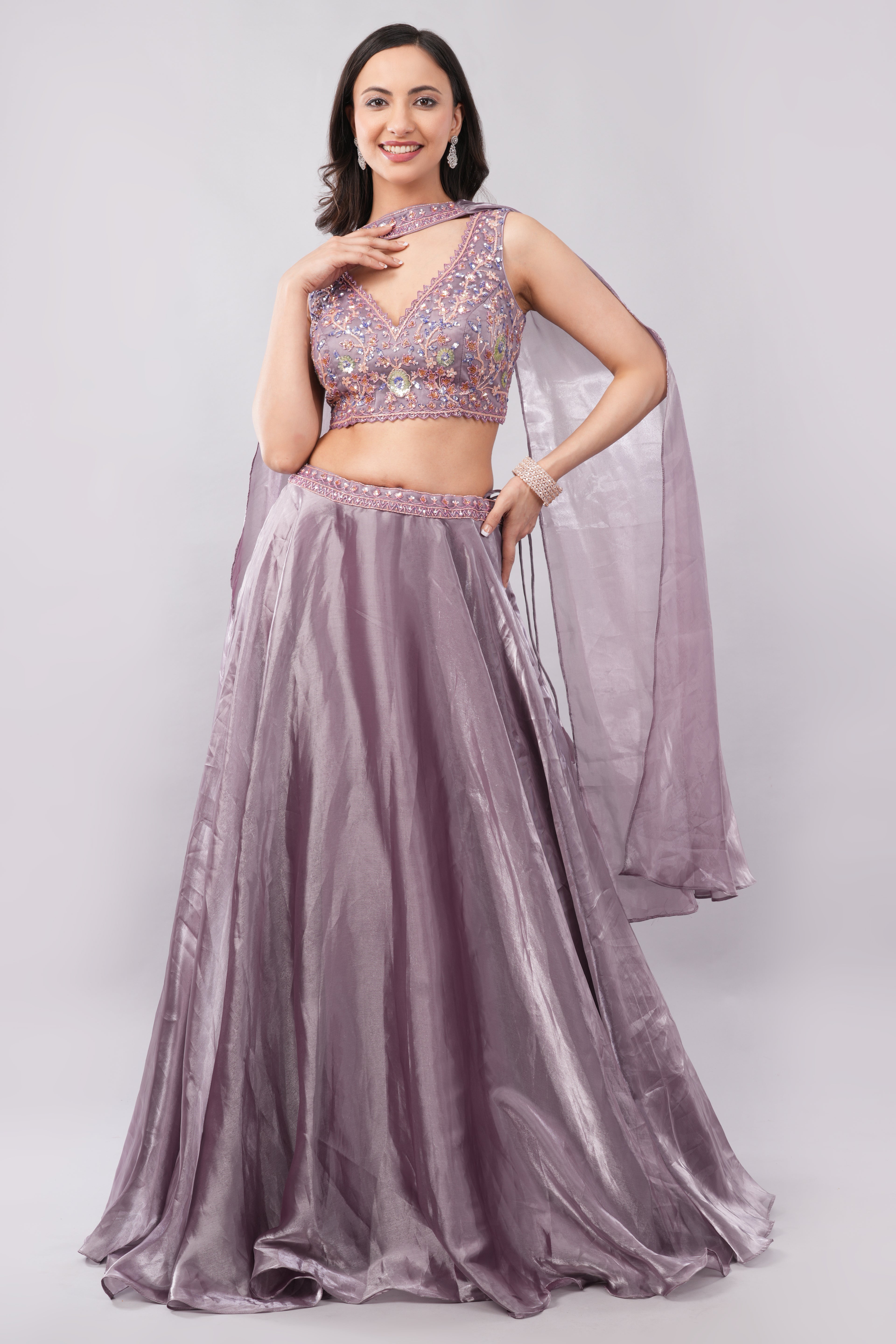 Light Purple Lehenga Involves Emphasizing Dreamy, Romantic & Modern Esthetic for weddings