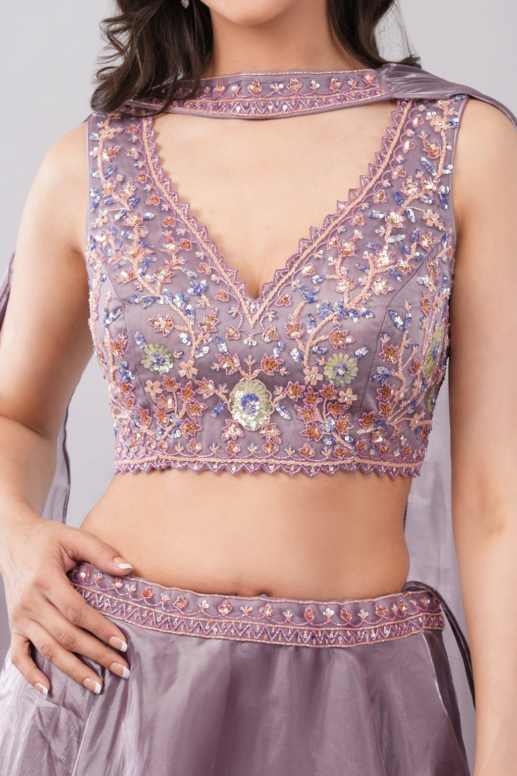 Light Purple Lehenga Involves Emphasizing Dreamy, Romantic & Modern Esthetic for weddings