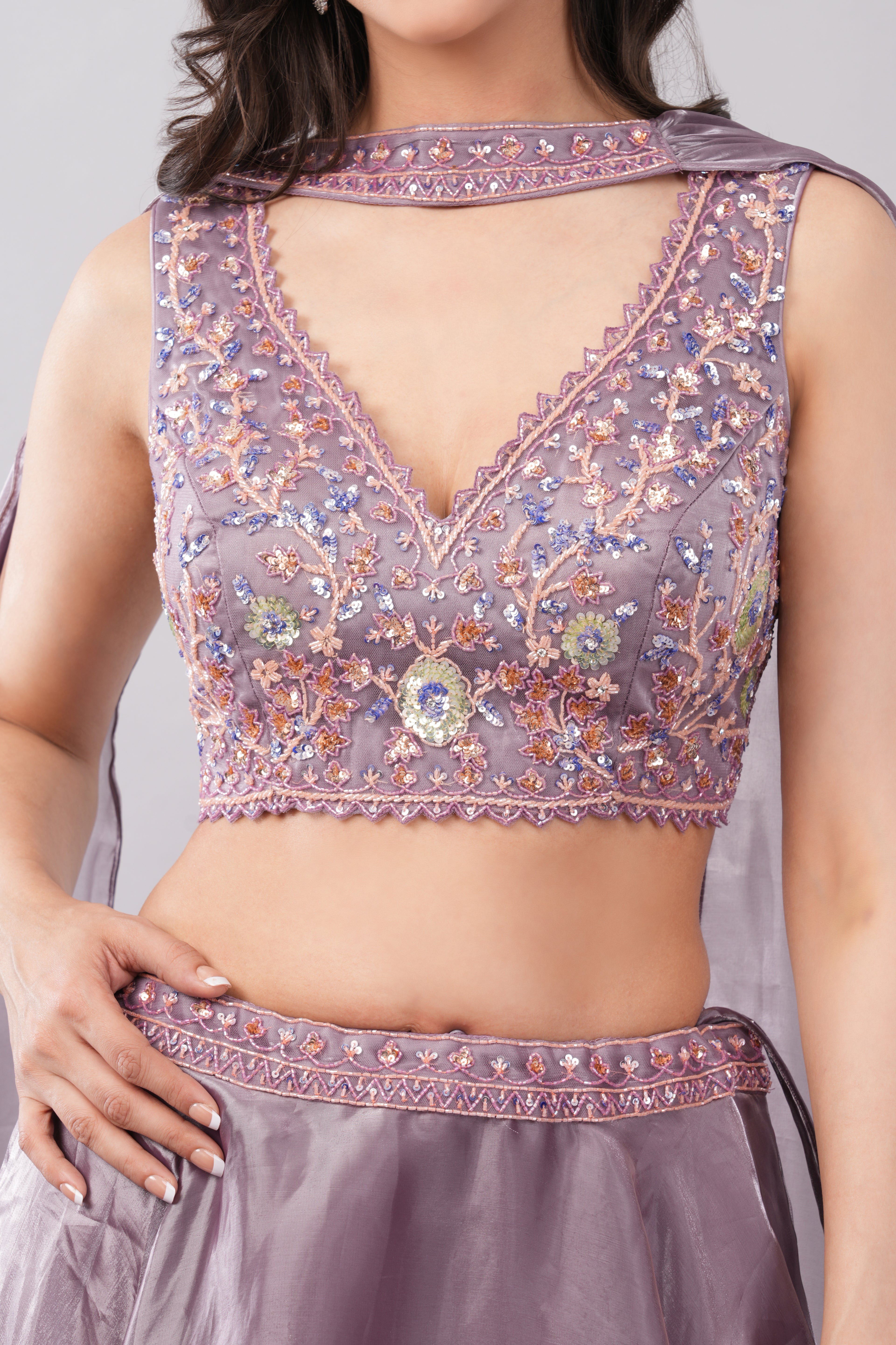 Light Purple Lehenga Involves Emphasizing Dreamy, Romantic & Modern Esthetic for weddings