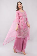 Pink kurta sets with Dupatta