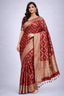 Banaras Munga katan Silk Saree with fancy blouse