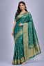 Banaras Munga katan Silk Saree with fancy blouse