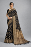 Banaras Munga katan Silk Saree n with fancy blouse