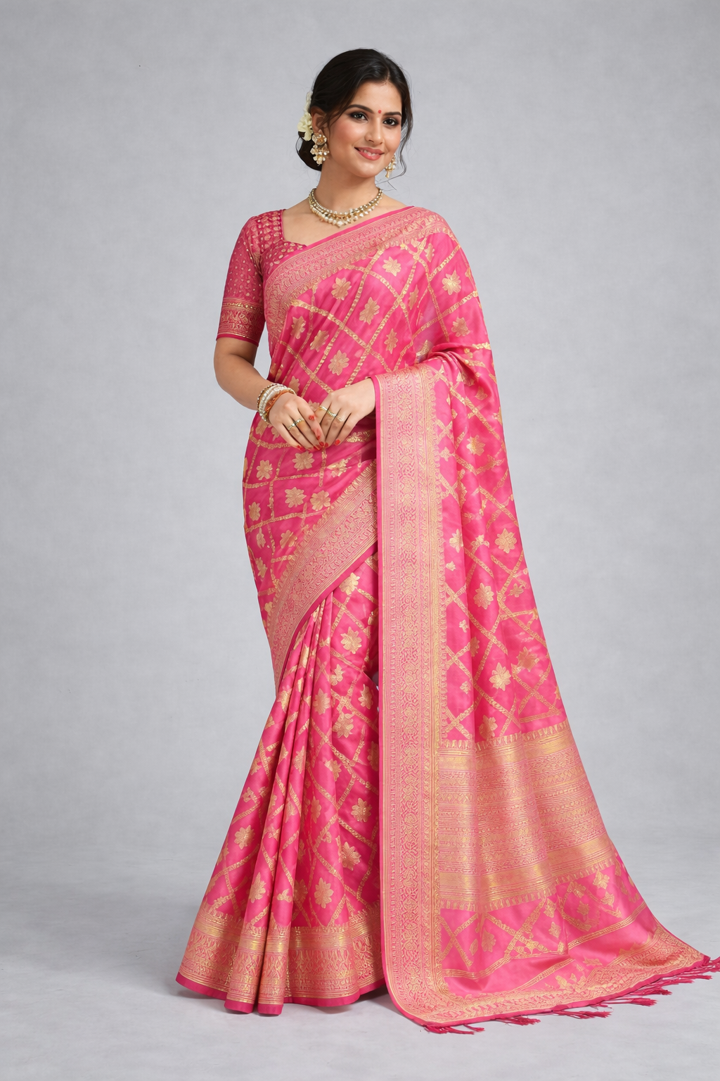 Banaras Soft Kota doriya cotton Saree
