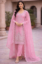 Pink kurta sets with Dupatta